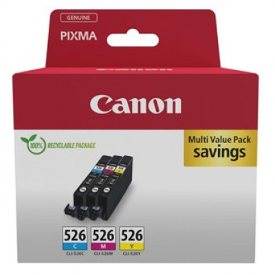 Canon CLI-526 4541B018 color multipack of original cartridges
