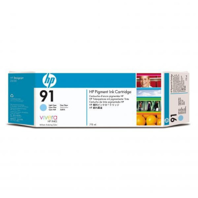HP 91 C9470A light cyan original ink cartridge