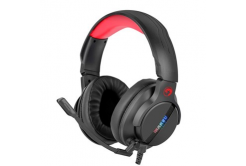 Marvo HG9065, headphones with microphone, volume control, black, 7.1 (virtual), gaming