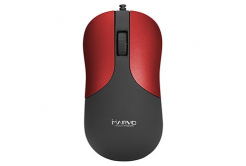 Marvo Mouse DMS002RD, 1200DPI, optic, 3tl., wired USB, black- red, office