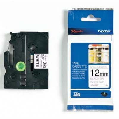 Brother TZ-N231, 12mm x 8m, black text/white tape, original tape