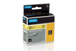 Dymo Rhino 18054, S0718290, 9mm x 1,5m black text / yellow tape, original tape