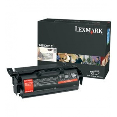 Lexmark X654H21E black original toner