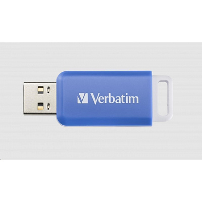 VERBATIM Flash Disk 64GB DataBar USB 2.0 Drive, blue