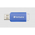 VERBATIM Flash Disk 64GB DataBar USB 2.0 Drive, blue