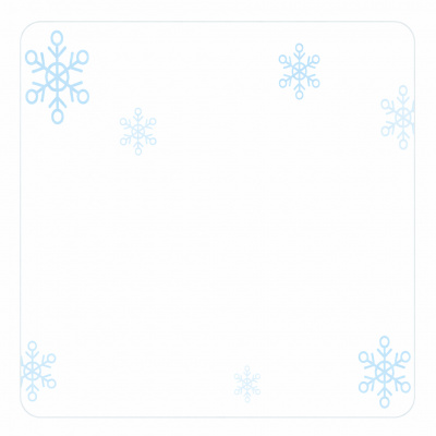 Niimbot A2A78691401, 45x30mm, 230pcs, snowflakes, colorful self-adhesive labels