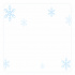 Niimbot A2A78691401, 45x30mm, 230pcs, snowflakes, colorful self-adhesive labels