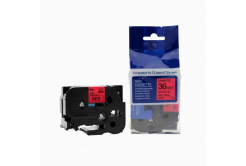 Compatible tape Brother TZ-461 / TZe-461, 36mm x 8m, black text / red tape