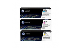 HP 201X, CF253XM cyan/magenta/yellow (cyan/magenta/yellow) original toner