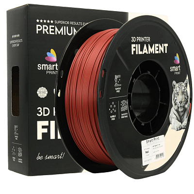 Smart Print FG-S216-E1, 3D filament, PETG Matte, 1,75mm, 1000g, Red