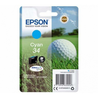 Epson T346240 C13T34624020 cyan original ink cartridge
