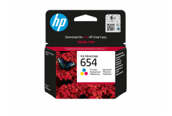 HP 654 7FP38UE color (color) original ink cartridge