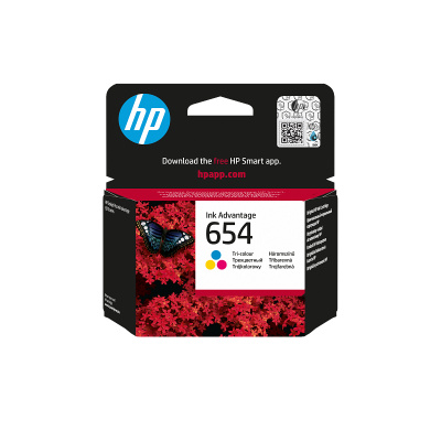 HP 654 7FP38UE color  original ink cartridge