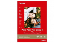 Canon Photo Paper Plus Glossy PP-201 2311B019, 260 g/m2, A4, 20pcs, glossy, inkjet, white, photo paper