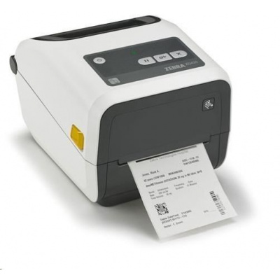 Zebra ZD421c Healthcare ZD4AH43-C0EE00EZ TT, 12 dots/mm (300 dpi), label printer, RTC, EPLII, ZPLII, USB, USB Host, BT (BLE), Ethernet, white (Successor GC420t)