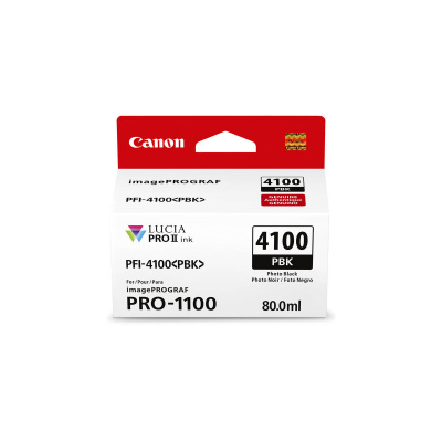Canon PFI-4100 6777C001 photo black original ink cartridge