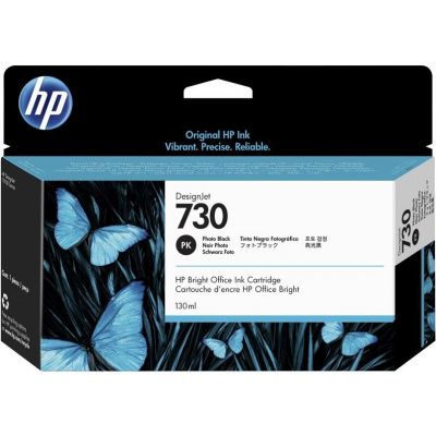HP 730 P2V67A photo black original ink cartridge
