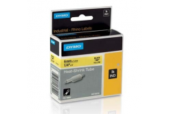 Dymo Rhino 18052, S0718270, 6mm x 1,5m black text / yellow tape, original tape
