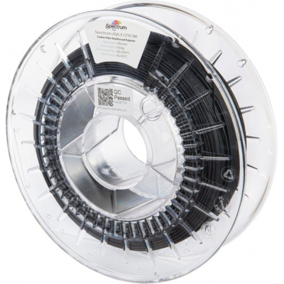 Spectrum 80952 3D filament, ASA-X GF10, 1,75mm, 500g, Traffic black