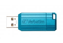 Verbatim 49068 Flash Drive Hi-Speed Store 'n' Go, 16GB, Pinstripe, USB 2.0, Caribbean blue