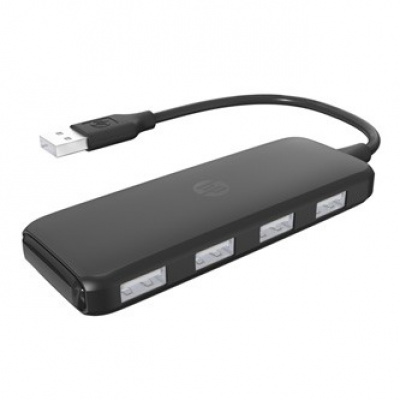 USB (2.0) hub 4-port, DHC-CT110C, black, Hewlett-Packard