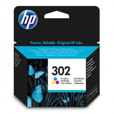 HP 302 F6U65AE color original ink cartridge