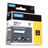 Dymo Rhino 18489, 19mm x 3.5m, black text/white tape, original tape