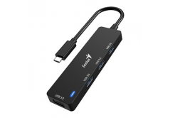 USB (3.0) hub 4-port, UH-400, black, Genius
