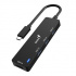 USB (3.0) hub 4-port, UH-400, black, Genius