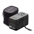 Verbatim CNT-02 GaN III 32127, Universal Travel Adapter, 3x USB-C PD QC 4+, 1x USB-C cable, 1x USB-A QC, black, 85W