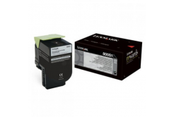 Lexmark 80C0S10 black original toner