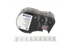 Brady M5-195-481 / 170885, 25.40 mm, Polyester, black text / white tape