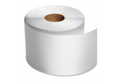 Plastic tape PVC, 100mm x 35m, F06, white non-adhesive for TTR, roll