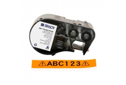 Brady M4C-750-595-OR-BK / 170828, 19.05 mm x 7.62 m, Vinyl, black text / orange tape