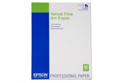Epson Velvet Fine Art Paper S042096 C13S042096, 260 g/m2, A2, 25pcs, velvet, white, photo paper