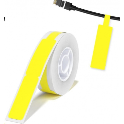 Niimbot A2K18638301, 12,5x109mm, 60pcs, yellow self-adhesive labels for cables