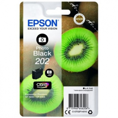 Epson 202 T02F14010 photo black original ink cartridge