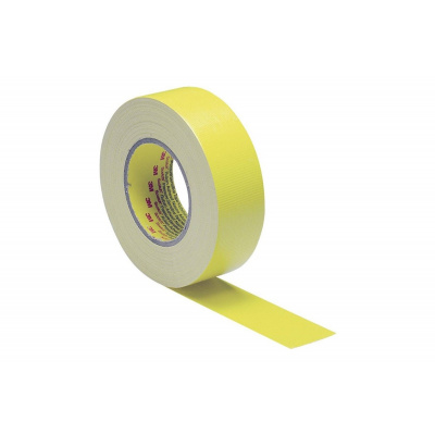 3M 399 Textile tape for porous surfaces, yellow, 44 mm x 50 m