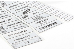 Partex EPL080060LR8C 80x60mm, silver 500 pcs EPL panel label