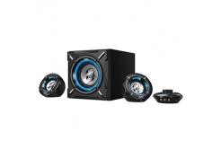 Genius speakers SW-G2.1 1000, 2.1, 26W, black, volume control, blue backlit, 3.5 mm jack, 60Hz~20kHz