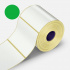 Self-adhesive labels 32x20 mm, 2000pcs, green thermo, roll