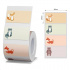 Niimbot A2A28431502, 40x20mm, 320pcs, Animals, colorful self-adhesive labels