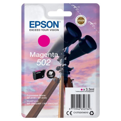 Epson 502 T02V34010 magenta original ink cartridge