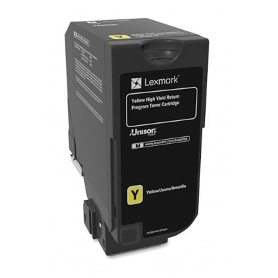 Lexmark 74C0H40 yellow original toner