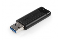 VERBATIM Flash Disk PinStripe USB 3.0, 32GB - black