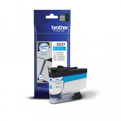Brother LC-3237C cyan original ink cartridge