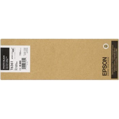 Epson T636100 photo black original ink cartridge
