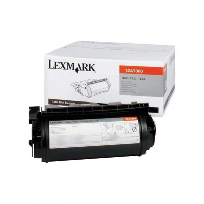 Lexmark 12A7360 black original toner