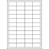 Self-adhesive labels 48,5 x 25,4 mm, 44 labels, A4, 100 sheets