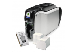 Zebra ZC300 ZC32-000CQ00EM00, 12 dots/mm (300 dpi), USB, Ethernet, display, CardStudio, card printer
